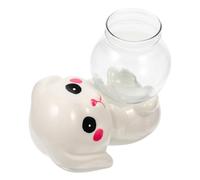 Vase Hydroponique Forme De Lapin Jardinière en Verre Décoration Lapin Intérieur