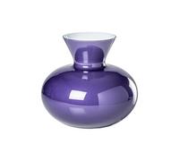 Vase Idria Indigo et Lattimo H 27 cm