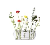 Fritz Hansen Vase Ikebana long en acier inoxydable 33,5 x 10 x 9,5 cm