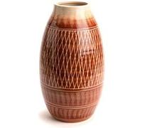 Vase Kimia brique 31 cm - Amadeus - Orange - Grès Orange G