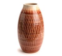 Vase Kimia brique 31 cm - - Orange - Grès