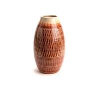 Vase Kimia brique 31 cm - - Orange - Grès