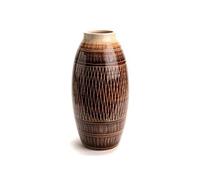 Vase Kimia Marron 38 cm - - Marron - Grès