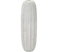 Vase Leaf 20 x 67 x 20 cm Résine blanche or
