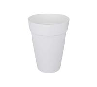 Vase Loft Urban Rond Haut 28 Blanc Elho
