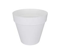 Vase Loft Urban Rond Wheels 40 Blanc " elho