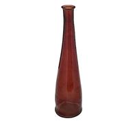 Atmosphera Vase long déco Uly Verre recyclé H 80 cm Ambre G