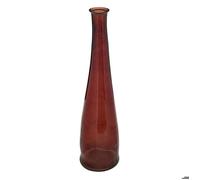 Atmosphera Vase long déco Uly Verre recyclé H 80 cm Ambre G