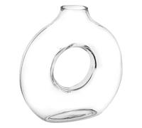 Vase Look Vintage en Verre Transparent H 25,5 cm - Atmosphera