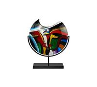 Table Passion – Vase – Lune Eva – Verre décoré – 33 x 37 cm