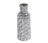 Vase Martel bouteille silver 30 cm céramique 8.00 cm TABLE PASSION 12.00x12.00 c