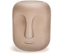 Vase masque marron - Amadeus - Marron - Verre Marron G