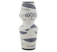 VASE DOUBLE POISSON EN CÉRAMIQUE
