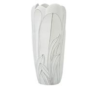 Vase Mauro Ferretti Gardy Blanc 30,5x69 cm