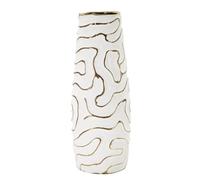 Vase Mauro Ferretti Lia Blanc 12x29,5 cm