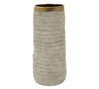 Vase Mauro Ferretti Lima Ø 11 cm Gris 14x31,5 cm