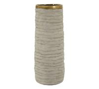 Vase Mauro Ferretti Lima Ø 12 cm Gris 15,5x40 cm