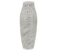 Vase Mauro Ferretti Oblix Ø 9 cm Blanc 18,5x50 cm