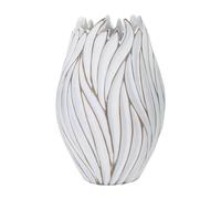 Mauro Ferretti Vase en polyrésine Honduras 27 x 41,5 cm Blanc G
