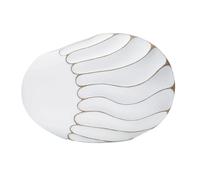 Mauro Ferretti Vase Lines 34x11.5x24.5 cm blanc flushé
