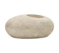 Vase Mauro Ferretti Stone Ø 28 cm Gris 78,5x56x33,5 cm