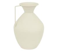 Atmosphera - Vase métal Sylvain - Blanc - H36 cm