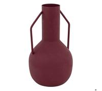 Atmosphera – Vase métal Sylvain – Rouge rubis H20 cm
