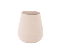 Vase métalique texturé Present Time Boaz Gris 22x25 cm