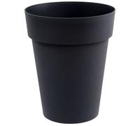Pot rond mi-haut 44 cm anthracite - 50 litres - Toscane 13629 EDA PLASTIQUES