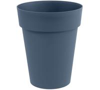 Vase mi-haut Rond - EDA - Toscane - Ø 44 cm - 50 L - Pré-percé - Ø 44 x H. 53 cm - Bleu Jean