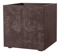 Vase Millennium Cube 39 Cm Marron Brownstone Deroma Jardin Plantes Vases Inter