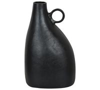 Vase Moderne Accessoire de Maison Déco 36 cm en Métal Aluminium Noir Narbada