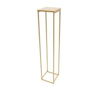 Vase moderne en métal Vase géométrique pour centres de table Doré 102 x 24 x 6 cm
