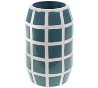 Vase mosaïque rond - Amadeus - Bleu - Céramique Bleu G