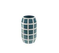 Vase mosaïque rond - - Bleu - Céramique