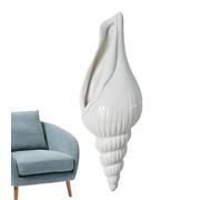 Vase Mural - 1 unité Conque | Décoration en céramique Moderne montée sur Art pour Chambre à Coucher, Cuisine, Salle de Bain, Salle à Manger, Professionnelle, Haute résistance, Division de Sec