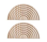 Vase mural en bois - 2 Pièces Support pour Fleurs Intérieur Style Bohème | Jardinière murale décorative style ferme - pour fleurs séchées herbes de la pampa verdure artificielle salon entrée chambre b