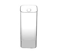 Vase Mural en Verre Transparent, Tube Long Décoratif pour Jardin et Terrarium, Accessoire de Décoration Murale pour Intérieur et Extérieur