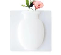 Vase mural sans trace, vase à fleurs innovant | Vase en silicone transparent pour vases, vitrage, murs, G