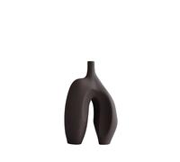 Vase Ni, Marron Chocolat Moyen