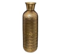 Atmosphera - Vase Night - métal doré - H45 cm
