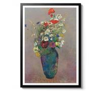 Vase of Flowers par Odilon Redon, peinture de nature morte, art mural 1900, bouquet floral, cadeau, archivage mat, A3 (encadré) - 42 x 29,7 cm