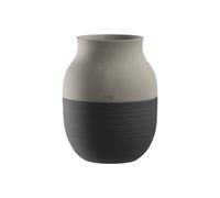 Kähler Vase Omaggio Circulare H20 cm Anthracite Gris