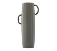 Vase Ondulé en Céramique "Cent" 41cm Gris Foncé