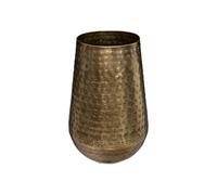Atmosphera – Vase « Oasis » métal martelé doré H23 cm