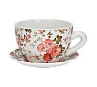 Vase ou cache pot en forme de tasse 25x14x23cm