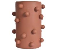 Vase ou pot ustensiles boule en grès terracotta