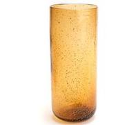 Vase paillette 35 cm Ambre - Lou De Castellane - Jaune - Verre Jaune G