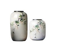 Vase, Paire de vases en céramique Vintage for Salon ou entrée, Composition Florale, décoration intérieure créative Décoration intérieure