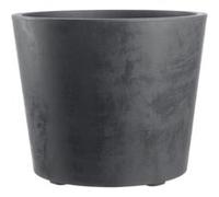 Vase plastique gris anthracite ⌀59 cm Deroma avec réserve d'eau